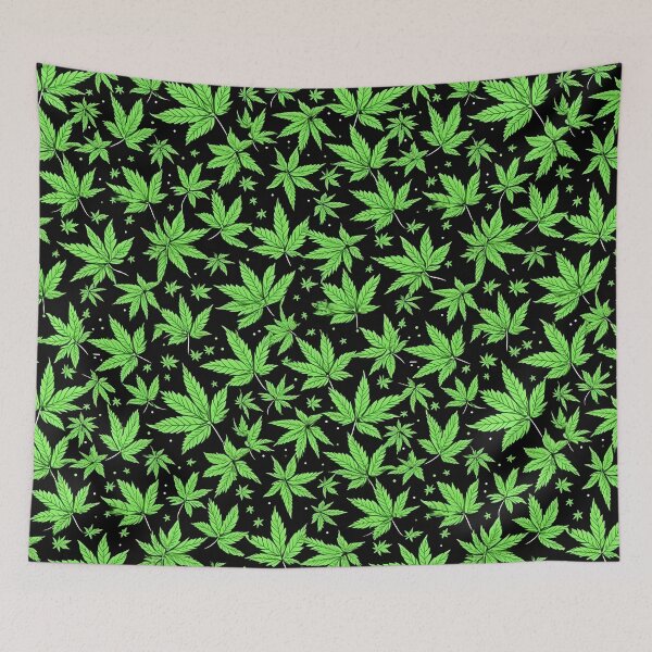 Item preview, Cannabis Hemp Leaves Decor designed and sold by Magnuna.