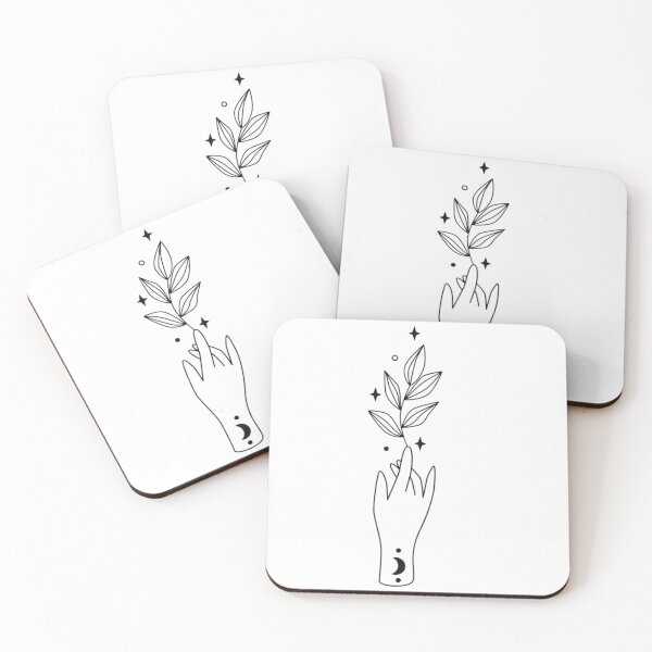 Item preview, Celestial Plant Hand Line Art designed and sold by jennysselling.