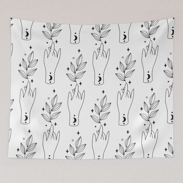 Item preview, Celestial Plant Hand Line Art designed and sold by jennysselling.