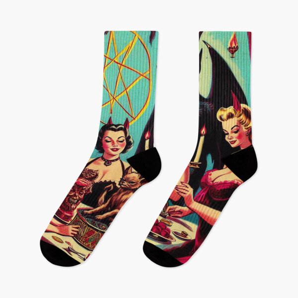 Item preview, Retro Devilish Girls designed and sold by PulpVintage.