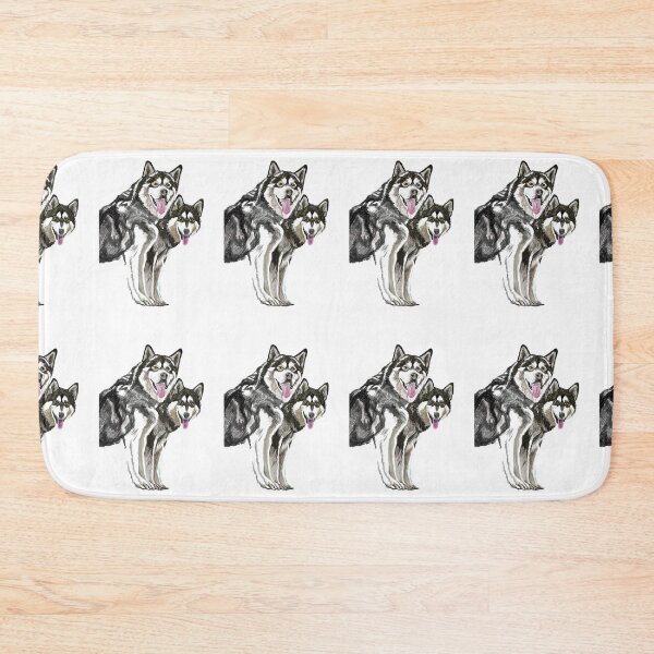 Item preview, two friends Malamute  designed and sold by Valérie Ozanon.