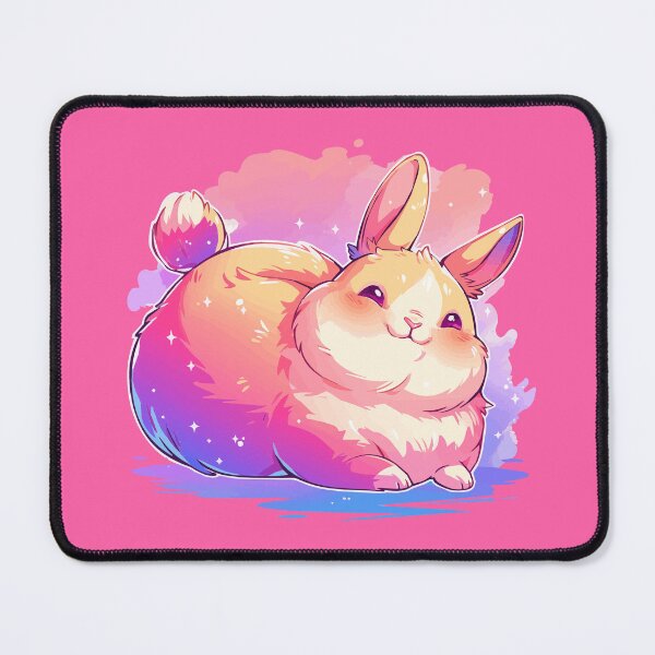 Item preview, Happy chubby bunny with vivid colors designed and sold by etherElric.