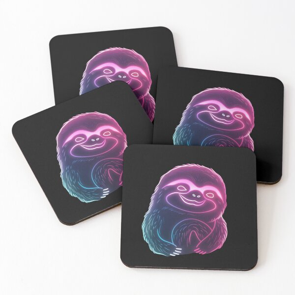 Item preview, Neon Sloth - Neon Sloth Pixelated Art designed and sold by Reichcorp.