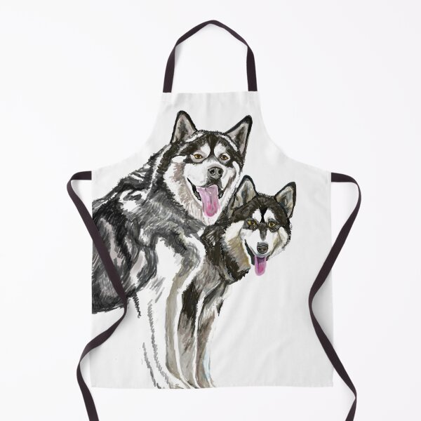 Item preview, two friends Malamute designed and sold by Valérie Ozanon.