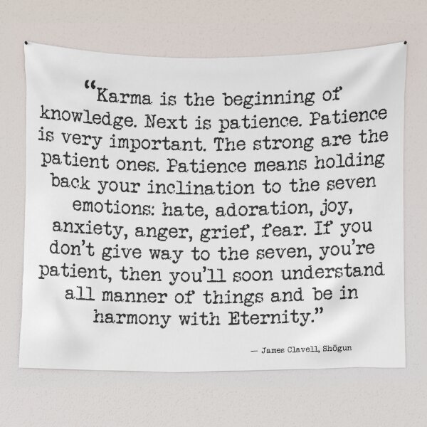 Item preview, Karma is the beginning of knowledge designed and sold by DarinaDrawing.