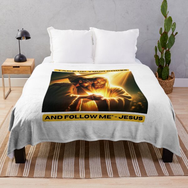 Item preview, "Take up your cross and follow me" - Jesus designed and sold by STO1KA.
