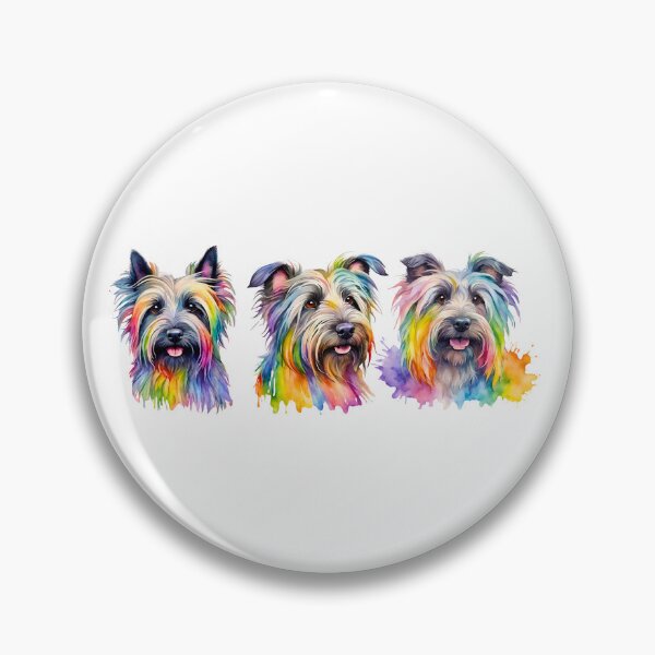 Item preview, Skye Terrier Trio Watercolor Portrait designed and sold by Fredster1966.