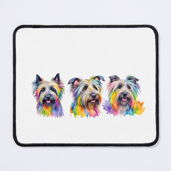 Item preview, Skye Terrier Trio Watercolor Portrait designed and sold by Fredster1966.
