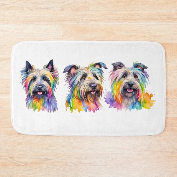 Item preview, Skye Terrier Trio Watercolor Portrait designed and sold by Fredster1966.