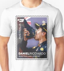 Lick the Stamp | Daniel Ricciardo | F1 Unisex T-Shirt