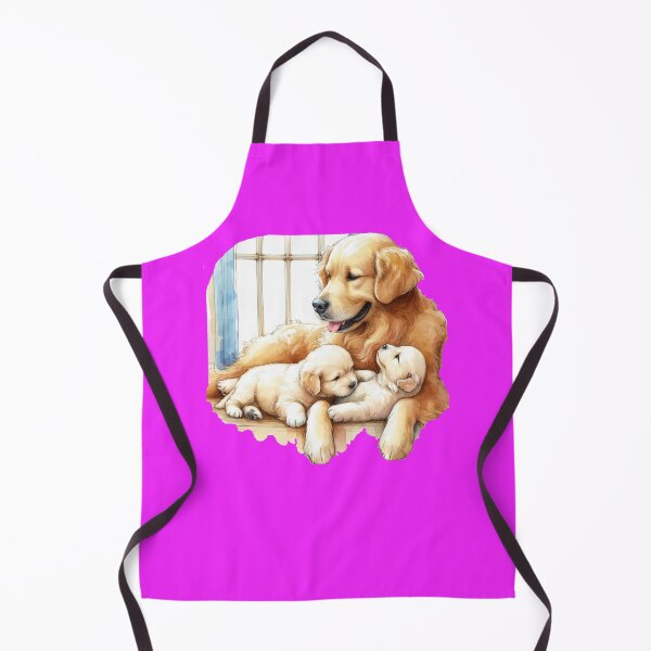 Item preview, Golden Retriever Mom and Puppies Sketch , designed and sold by PaintMeWorld.