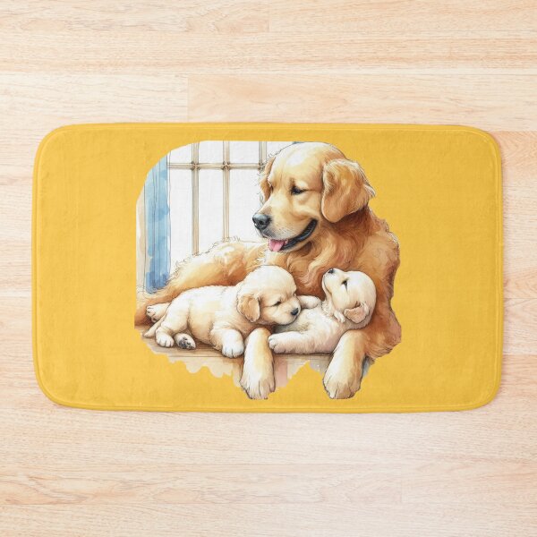 Item preview, Golden Retriever Mom and Puppies Sketch ,  designed and sold by PaintMeWorld.