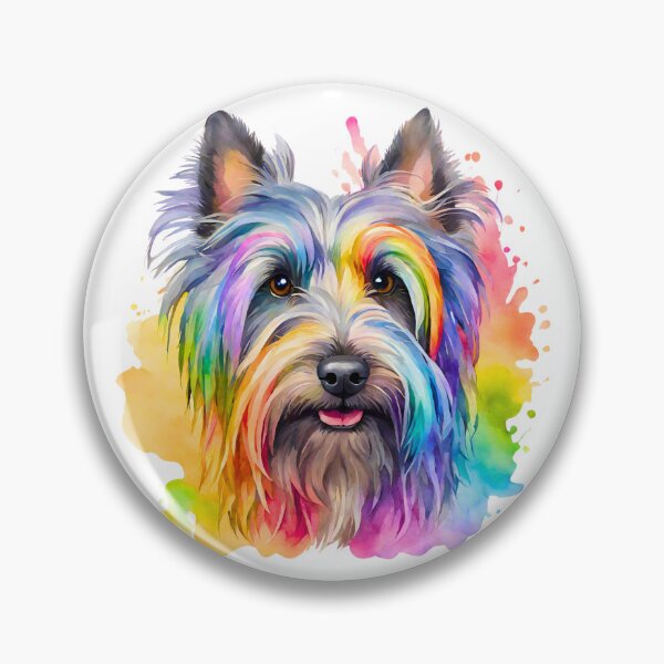 Item preview, Skye Terrier Watercolor Portrait designed and sold by Fredster1966.