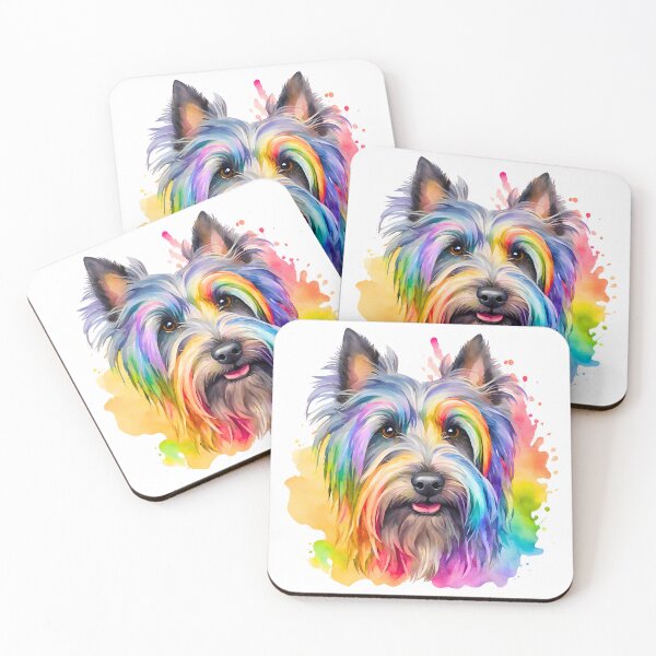 Item preview, Skye Terrier Watercolor Portrait designed and sold by Fredster1966.