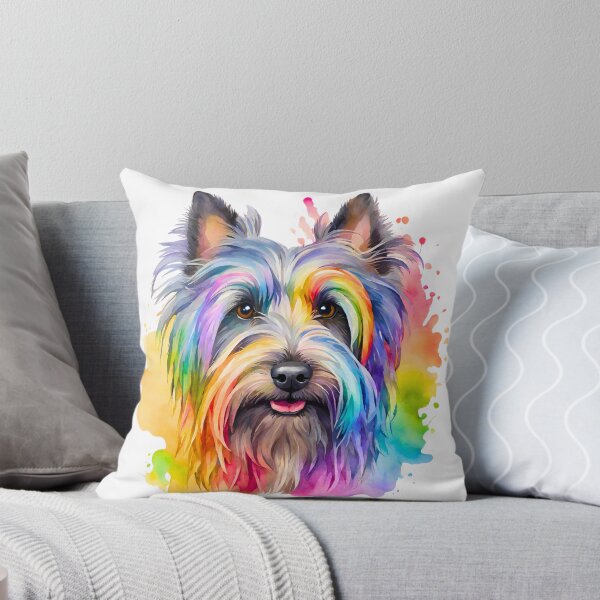 Item preview, Skye Terrier Watercolor Portrait designed and sold by Fredster1966.