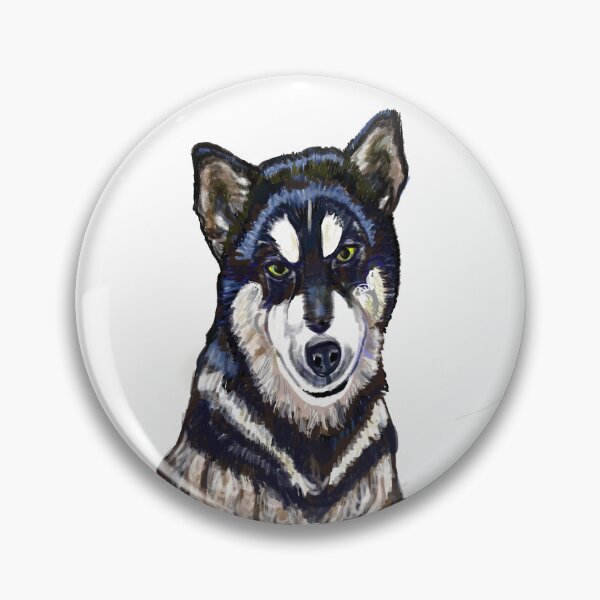 Item preview, Malamute puppy looking to play designed and sold by Valérie Ozanon.