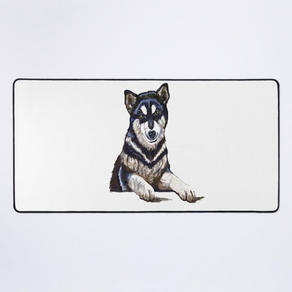 Item preview, Malamute puppy looking to play designed and sold by Valérie Ozanon.