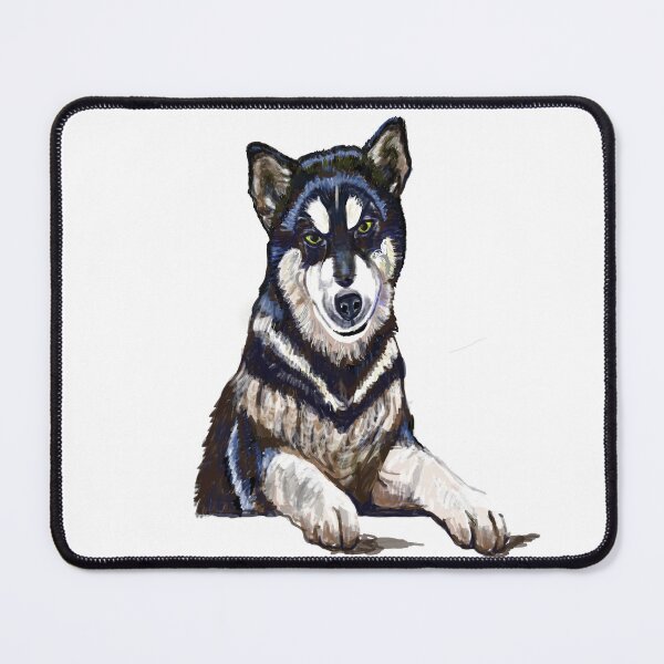 Item preview, Malamute puppy looking to play designed and sold by Valérie Ozanon.