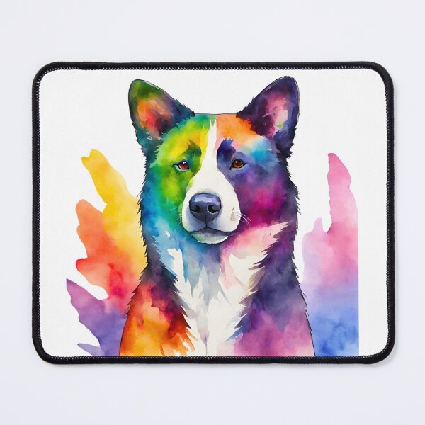 Item preview, Karelian Bear Dog Watercolor Portrait designed and sold by Fredster1966.