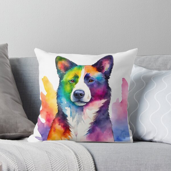Item preview, Karelian Bear Dog Watercolor Portrait designed and sold by Fredster1966.