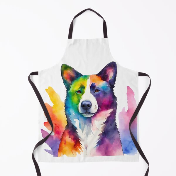 Item preview, Karelian Bear Dog Watercolor Portrait designed and sold by Fredster1966.