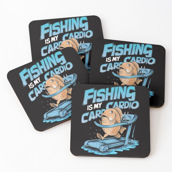 Item preview, Fishing is my cardio designed and sold by HOMEDESIGNPRINT.