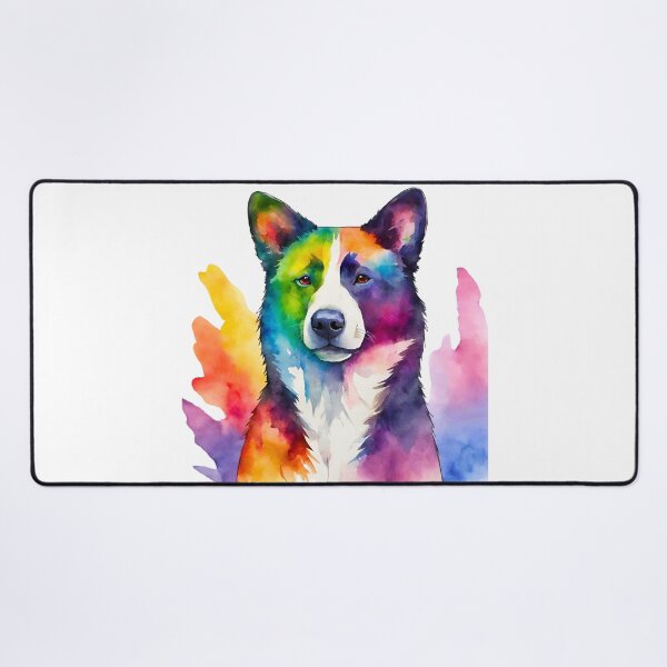 Item preview, Karelian Bear Dog Watercolor Portrait designed and sold by Fredster1966.