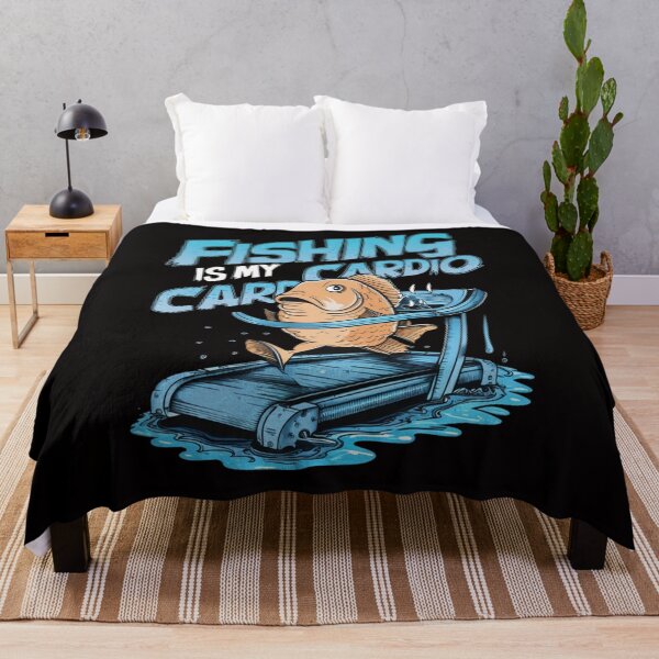 Item preview, Fishing is my cardio designed and sold by HOMEDESIGNPRINT.