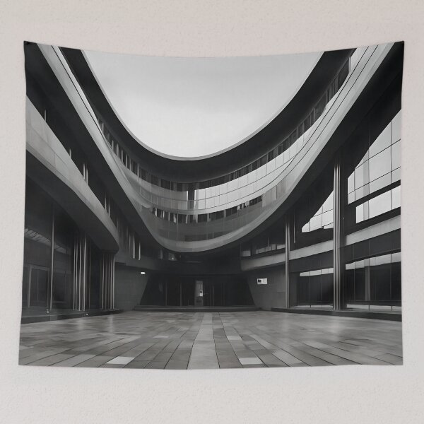 Item preview, Cinematic Monochromatic Architectural Abstract Photography designed and sold by ShadeScapeArt.