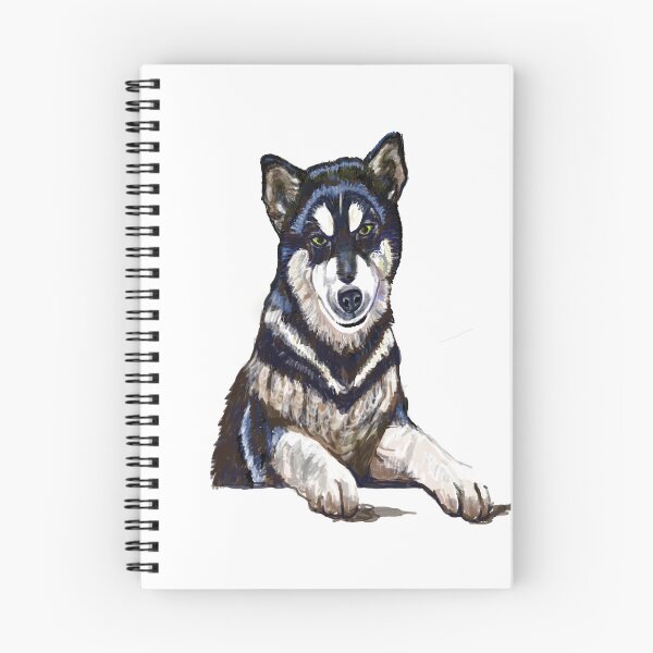 Item preview, Malamute puppy looking to play designed and sold by Valérie Ozanon.