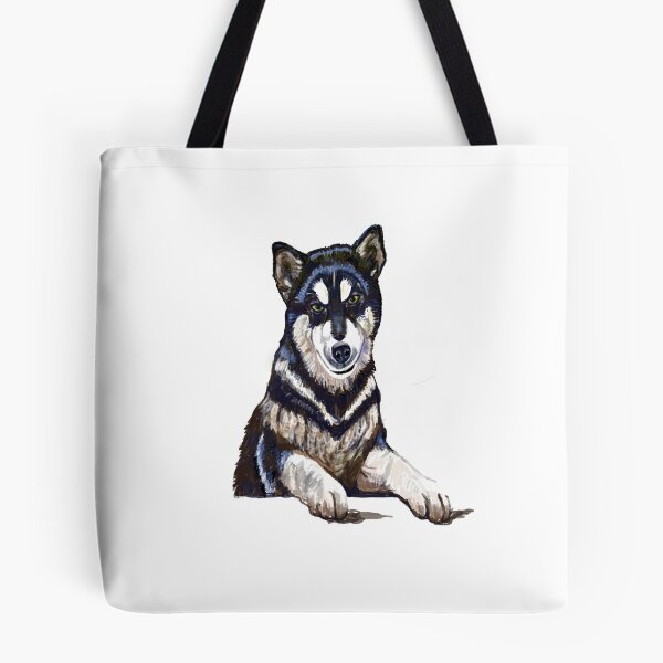 Item preview, Malamute puppy looking to play designed and sold by Valérie Ozanon.