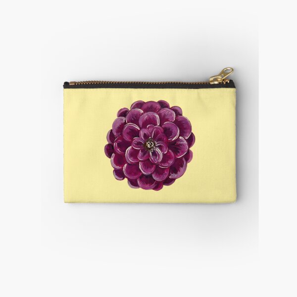 Item preview, Pretty Pink and Purple Zinnia Flower with Yellow designed and sold by Bekah Grace.