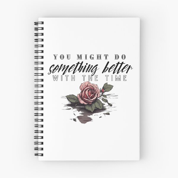 Item preview, Do Better Alice in Wonderland Quote pink rose designed and sold by TheWriteHand.