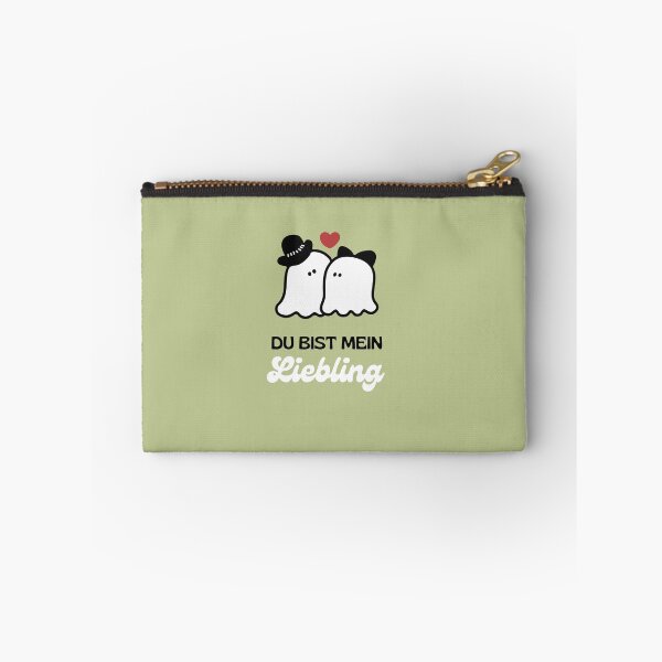 Item preview, Du bist mein Liebling | Cute Ghost Illustration | Pastel Green Background designed and sold by RM-Journey.