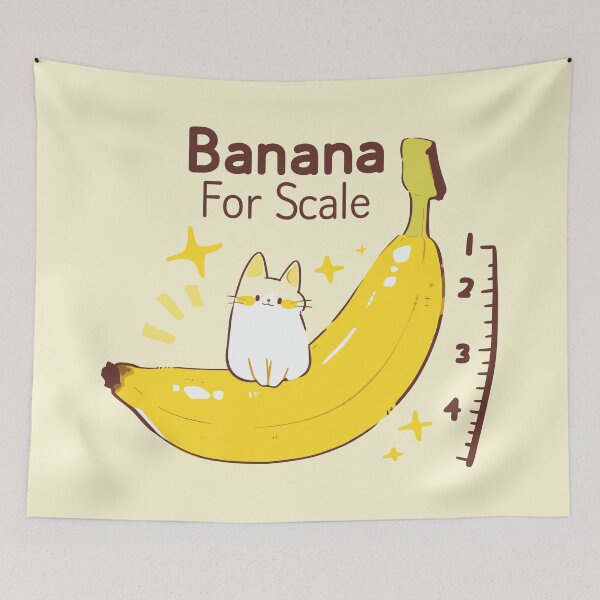 Item preview, Cat Banana For Scale designed and sold by SweetClicks123.