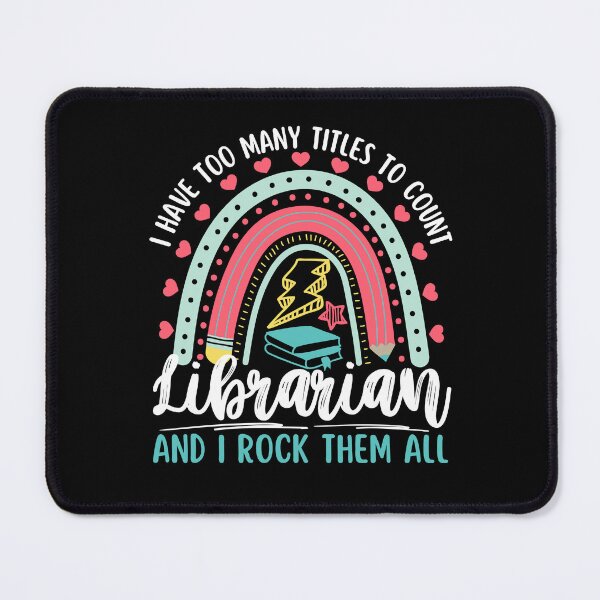 Item preview, Librarian Appreciation Rainbow Funny Saying designed and sold by SunfullyYours.