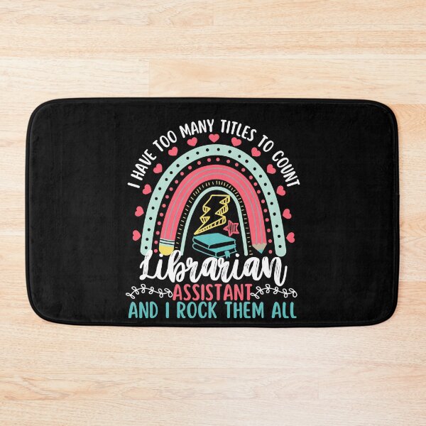 Item preview, Librarian Assistant Appreciation Rainbow Funny Saying designed and sold by SunfullyYours.
