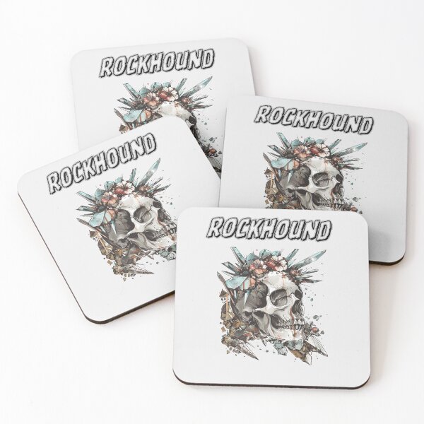 Item preview, Rock hound skull designed and sold by Beyond Tees.
