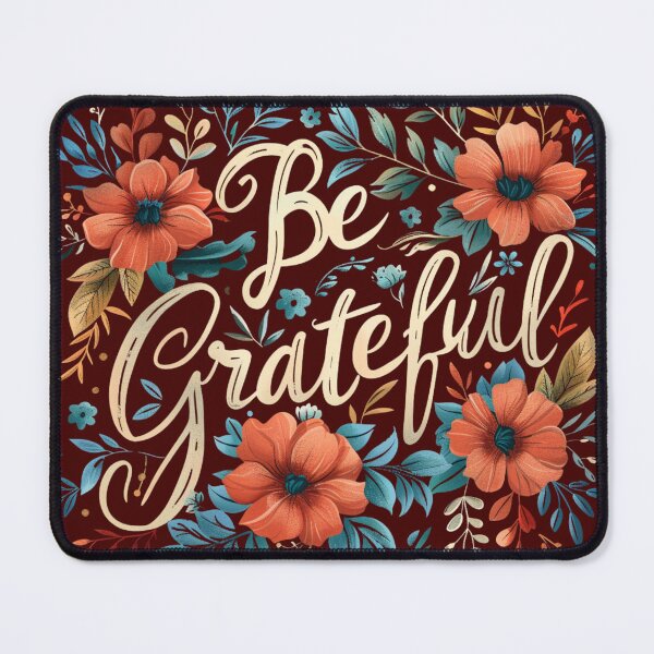 Item preview, Be Grateful: A Floral Expression designed and sold by Ace Apparel  Attire.