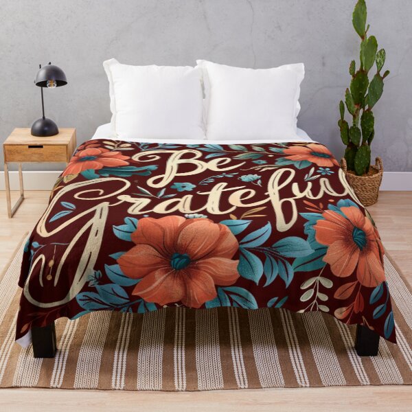 Item preview, Be Grateful: A Floral Expression designed and sold by Ace Apparel Attire.