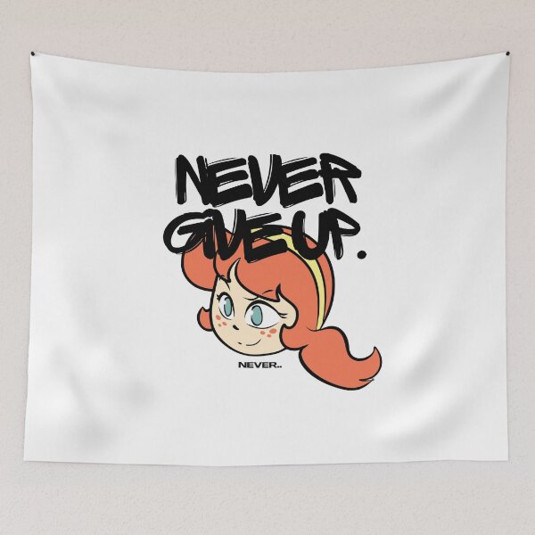 Item preview, Never give up designed and sold by Diamanths.