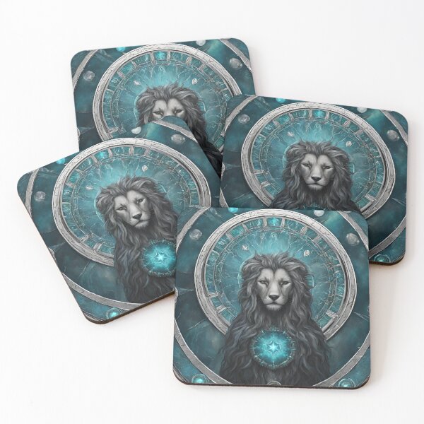 Item preview, Blue Leo Horoscope Sign designed and sold by 40magic.