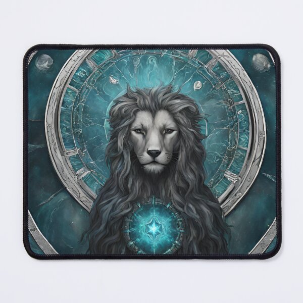 Item preview, Blue Leo Horoscope Sign designed and sold by 40magic.