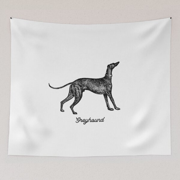 Item preview, Greyhound - Vintage Black  designed and sold by Kappadog.