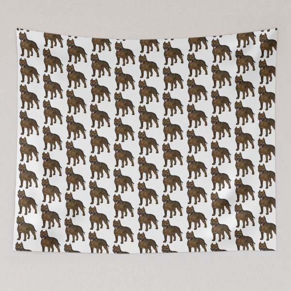 Item preview, American Staffordshire Terrier - Cropped Brown Brindle designed and sold by Jennifer Stolzer.