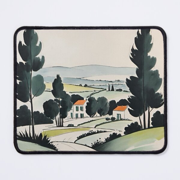 Item preview, Charming French Landscapes: Colored Sketch Prints No. 1 | By Carraann designed and sold by CARRAANN.
