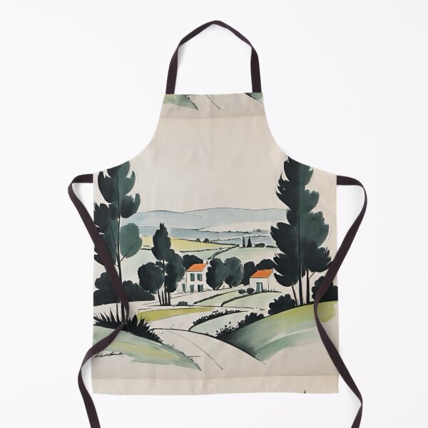 Item preview, Charming French Landscapes: Colored Sketch Prints No. 1 | By Carraann designed and sold by CARRAANN.