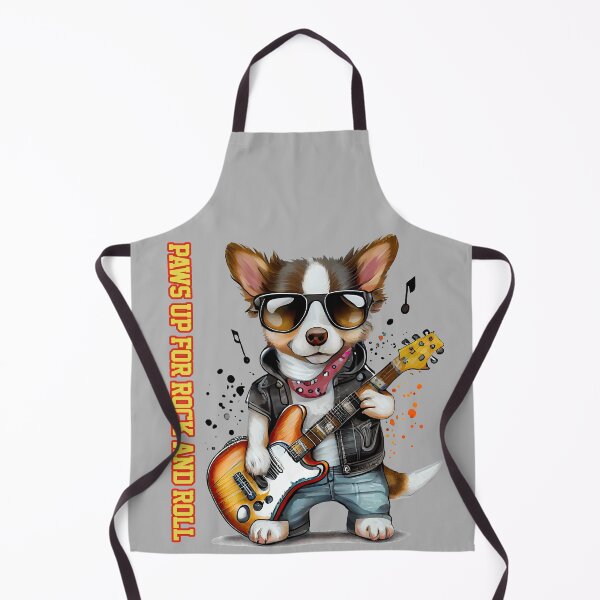 Item preview, Rocker dog playing his guitar - version 2 designed and sold by lmartes.