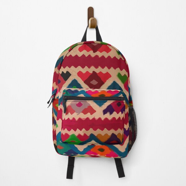 Item preview, Chevron multicolor dopamine dressing vibrant textile designed and sold by T-Mex.