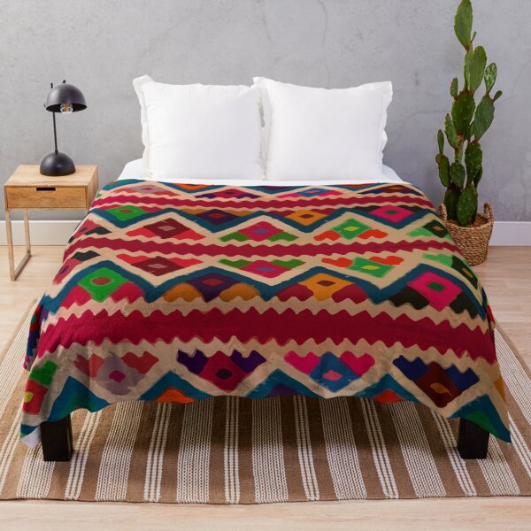 Item preview, Chevron multicolor dopamine dressing vibrant textile designed and sold by T-Mex.